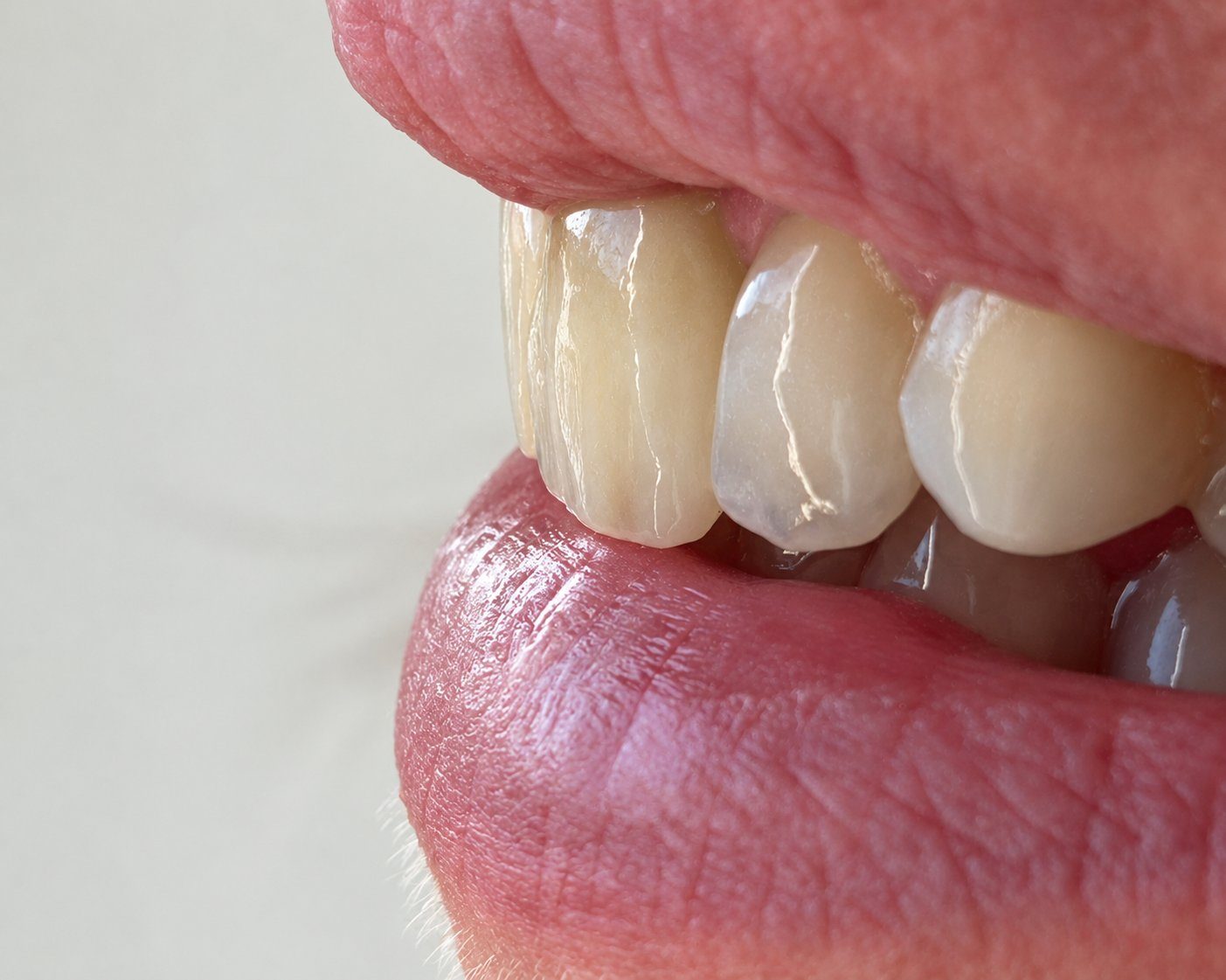 Détail de dents antérieures